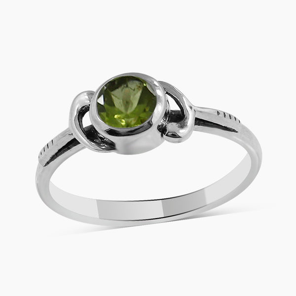 925 Sterling Silver Peridot Rings
