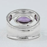 925 Sterling Silver Blue Topaz Ring