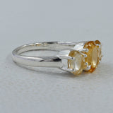 925 Sterling Silver Blue Topaz Rings
