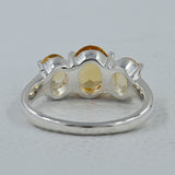 925 Sterling Silver Blue Topaz Rings