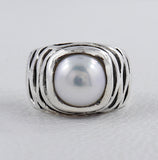 925 Sterling Silver Larimar Ring