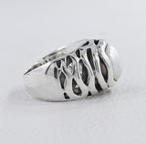 925 Sterling Silver Larimar Ring