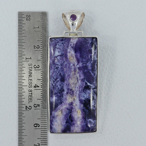 925 Sterling Silver Morado Opal Pendants