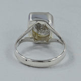 925 Sterling Silver Pyrite Ring