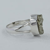925 Sterling Silver Pyrite Ring
