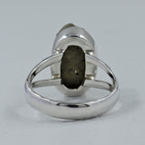 925 Sterling Silver Pyrite Ring