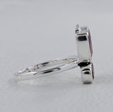 Blue Topaz Silver Rings