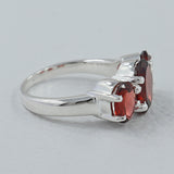 925 Sterling Silver Blue Topaz Rings