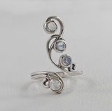 Multi Tourmaline Silver Rings
