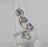 Multi Tourmaline Silver Rings