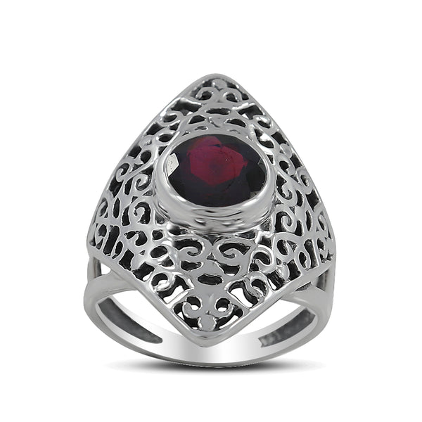925 Sterling Silver Amethyst Rings