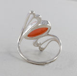 Natural Dendritic Opal Silver Rings