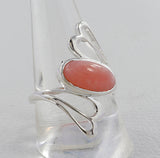 Natural Dendritic Opal Silver Rings