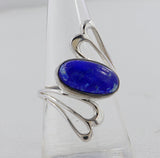 Natural Dendritic Opal Silver Rings