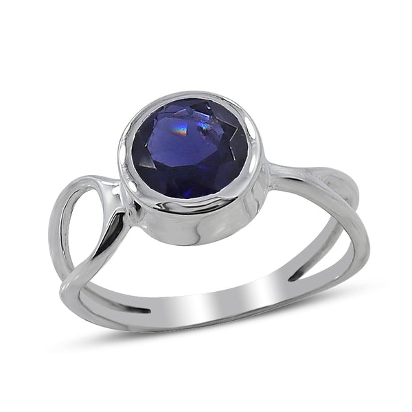 925 Sterling Silver Iolite Ring