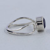 925 Sterling Silver Iolite Ring