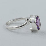 925 Sterling Silver Citrine Ring