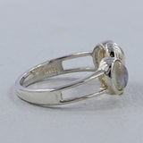 Moonstone Silver Rings