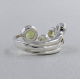 Natural Citrine Silver Rings
