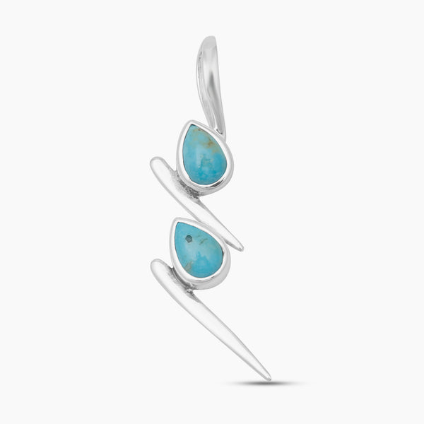 Mexican Turquoise Silver Pendants