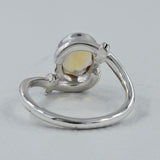 925 Sterling Silver Citrine Ring