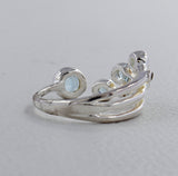 Natural Citrine Silver Rings