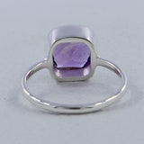 Amethyst Silver Rings