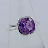 Amethyst Silver Rings