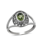 925 Silver Garnet Rings