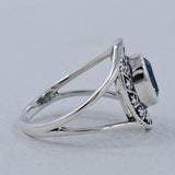 925 Silver Garnet Rings