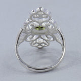 Natural Amethyst Silver Rings