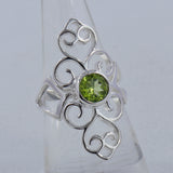 Natural Amethyst Silver Rings