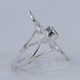 Natural Amethyst Silver Rings
