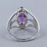 Natural Ruby Silver Rings
