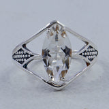 Natural Ruby Silver Rings