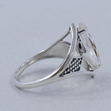 Natural Ruby Silver Rings