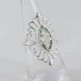 925 Sterling Silver Blue Topaz Ring