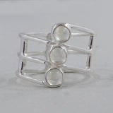 925 Sterling Silver Tourmaline Rings