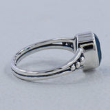 Natural Amethyst Silver Ring