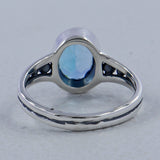 Natural Amethyst Silver Ring