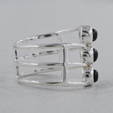 925 Sterling Silver Tourmaline Rings