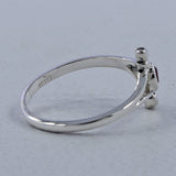 Natural Amethyst Silver Rings
