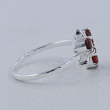 Natural Citrine Silver Rings