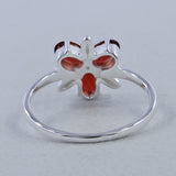 Natural Citrine Silver Rings