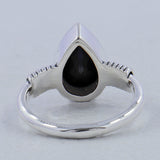 Natural Citrine Gemstone Silver Rings