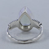 Natural Citrine Gemstone Silver Rings