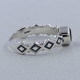 925 Sterling Silver Amethyst Rings