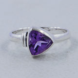 Garnet Silver Rings