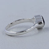 Garnet Silver Rings