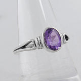 925 Sterling Silver Amethyst Rings
